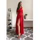 Sukienka wieczorowa Glamour długa - czerwona