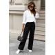Spodnie Jinny z prostymi nogawkami w kant