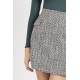 Dzianinowa spódnica Alma - czarno-biała