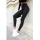 Czarne klasyczne legginsy Kelsi