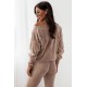 Dres damski welurowy Kanava - beżowy