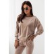 Dres damski welurowy Kanava - beżowy