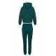 Dresy damskie bluza z kapturem i spodnie dresowe Bibi - butelkowa zieleń