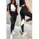 Czarne klasyczne legginsy push-up Naomar