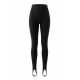 Czarne legginsy z zapiętką MIRA